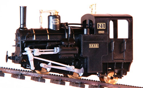 Ferro Train 1006-101 - Austrian Schafb loco SKGB Z1 black, 